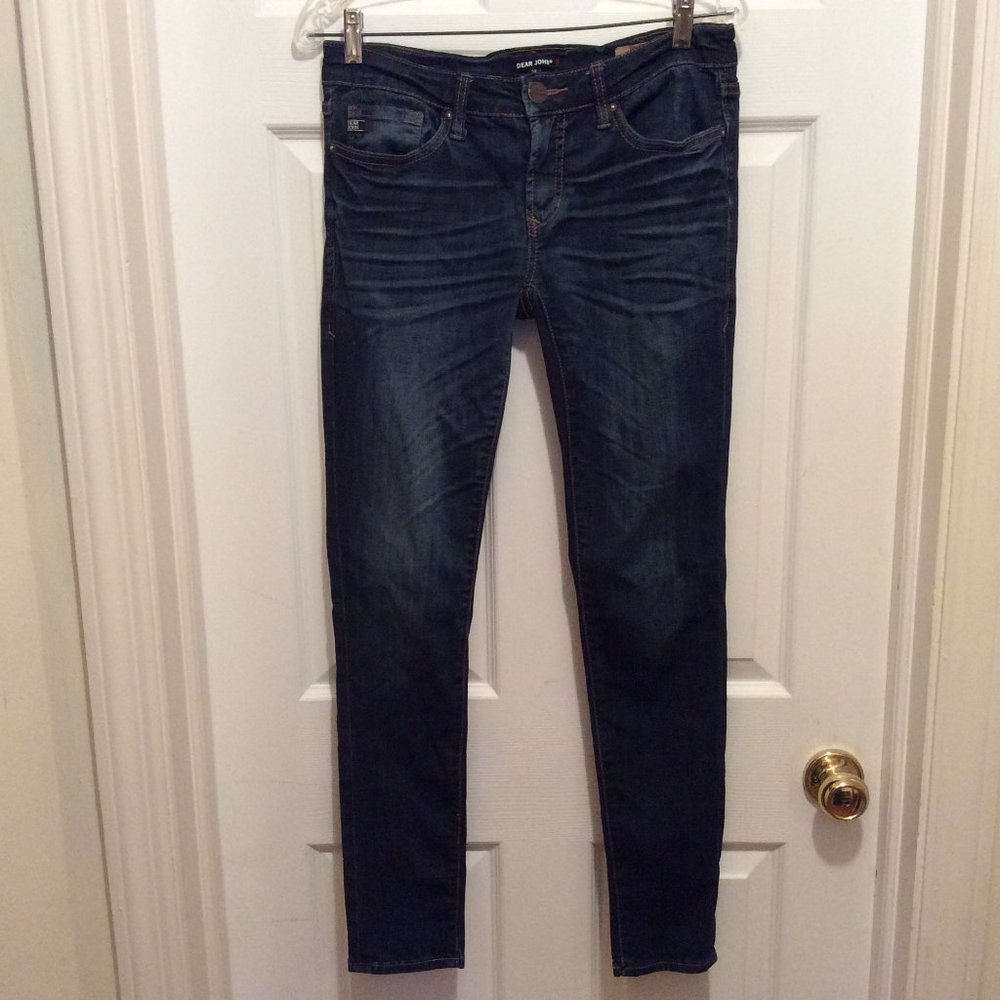 Dear John Jeans 28 Dark Wash Joyrich  Skinny